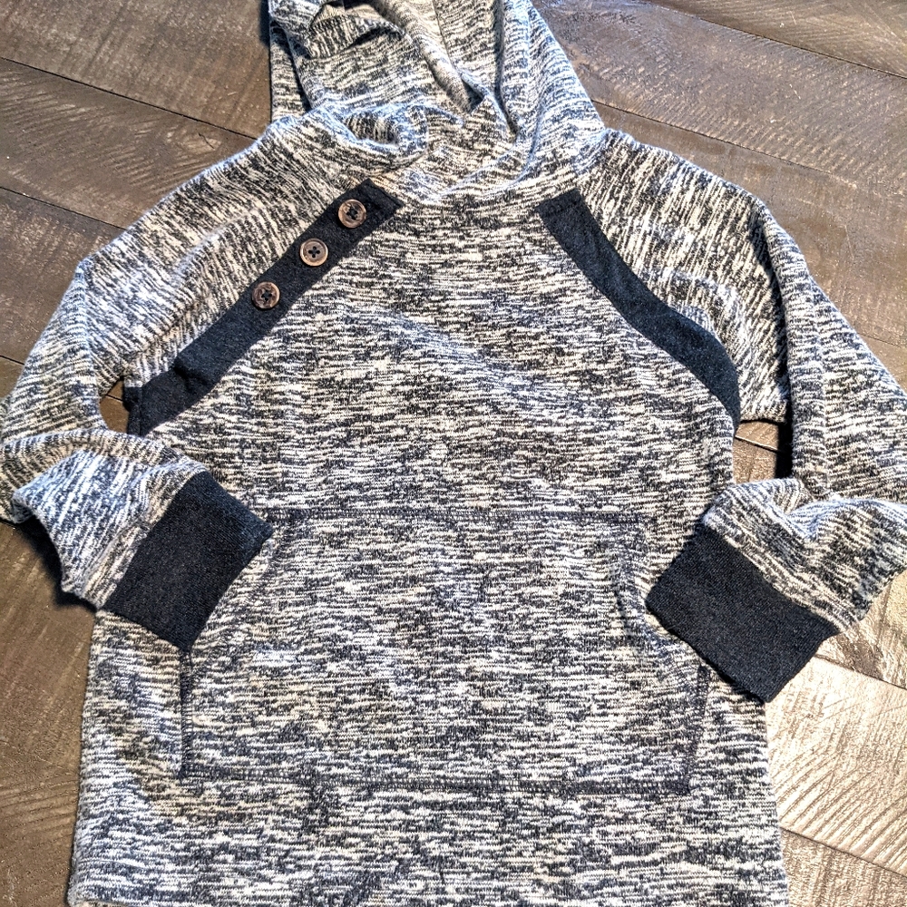 Boys Size 5T Cat & Jack Gray/Black Hoodie